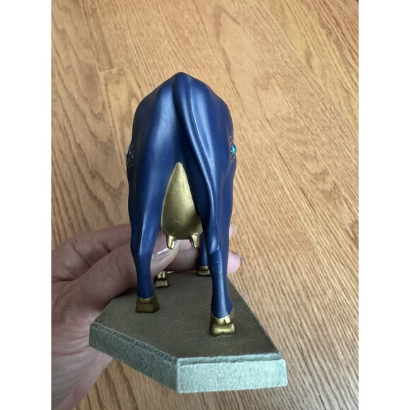 Cow Parade Tutancowmon Egyptian Pharaoh King Tut Figurine #9126 From NYC In 2000 - Picture 6 of 11